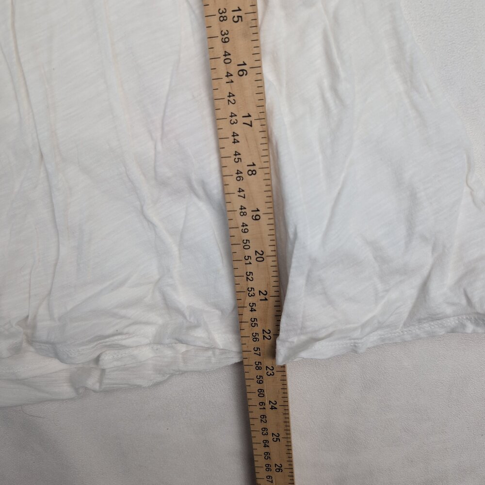 Rio Rao White Ruched Scoop-Neck Tank Top S - Picture 11 of 12